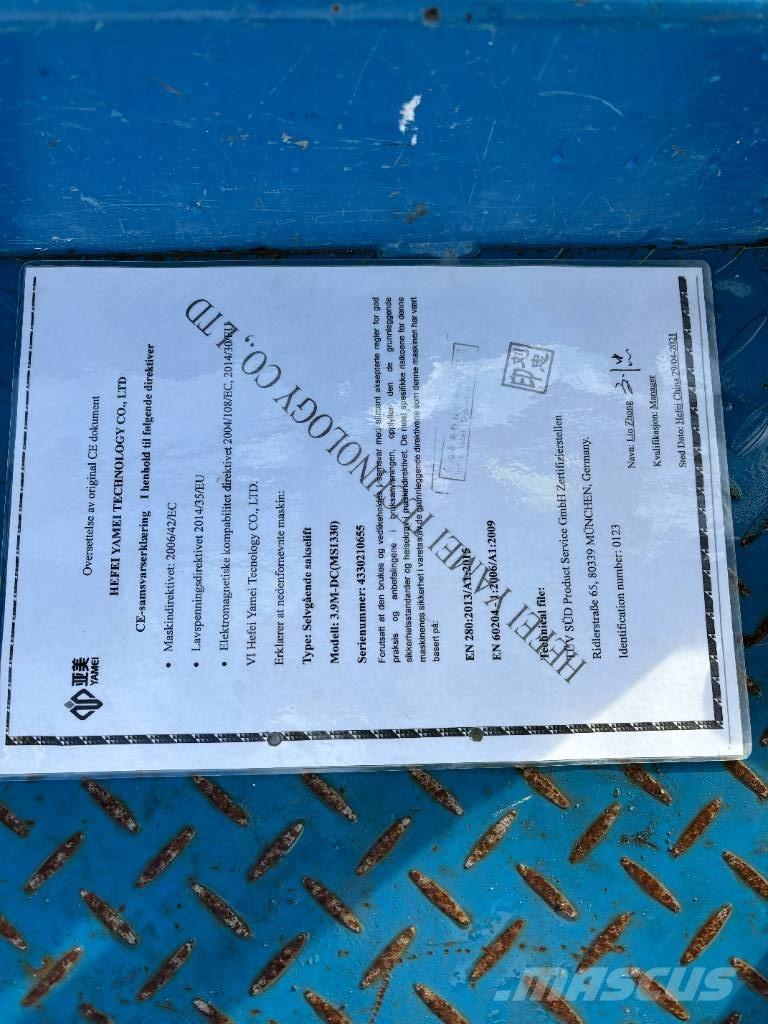 Yamei MS1330 Ollós emelők