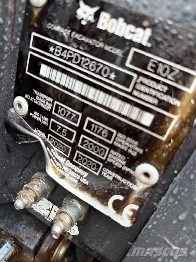 Bobcat E 10z Mini kotrók < 7t