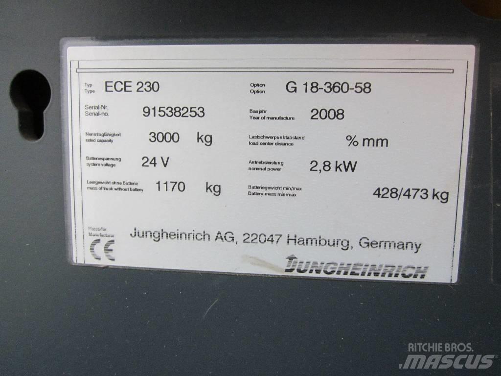 Jungheinrich ECE230 Elektromos targoncák