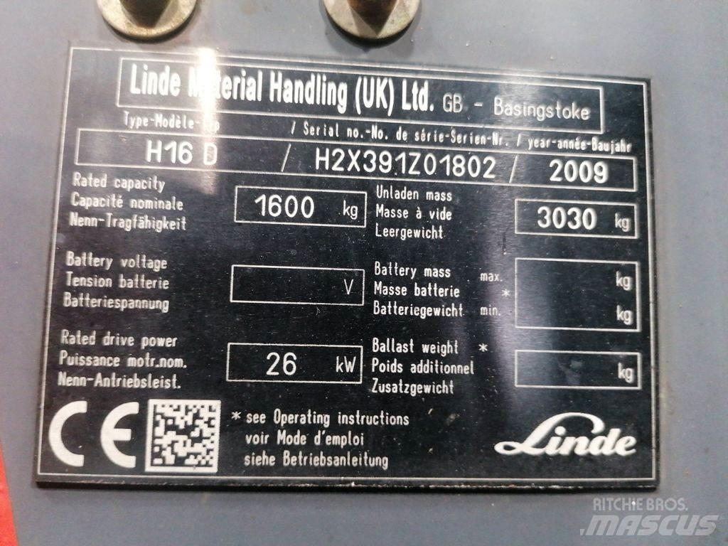 Linde H16D Dízel targoncák
