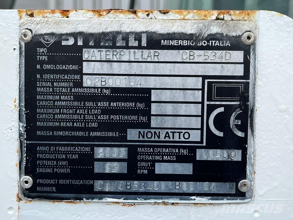 CAT CB534D CE / EPA Ikerdobos hengerek