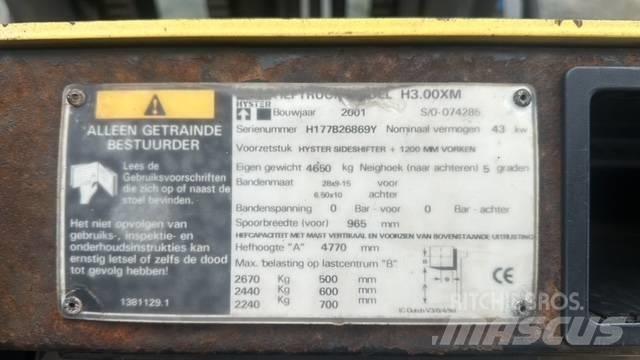 Hyster 3.00 XM Dízel targoncák