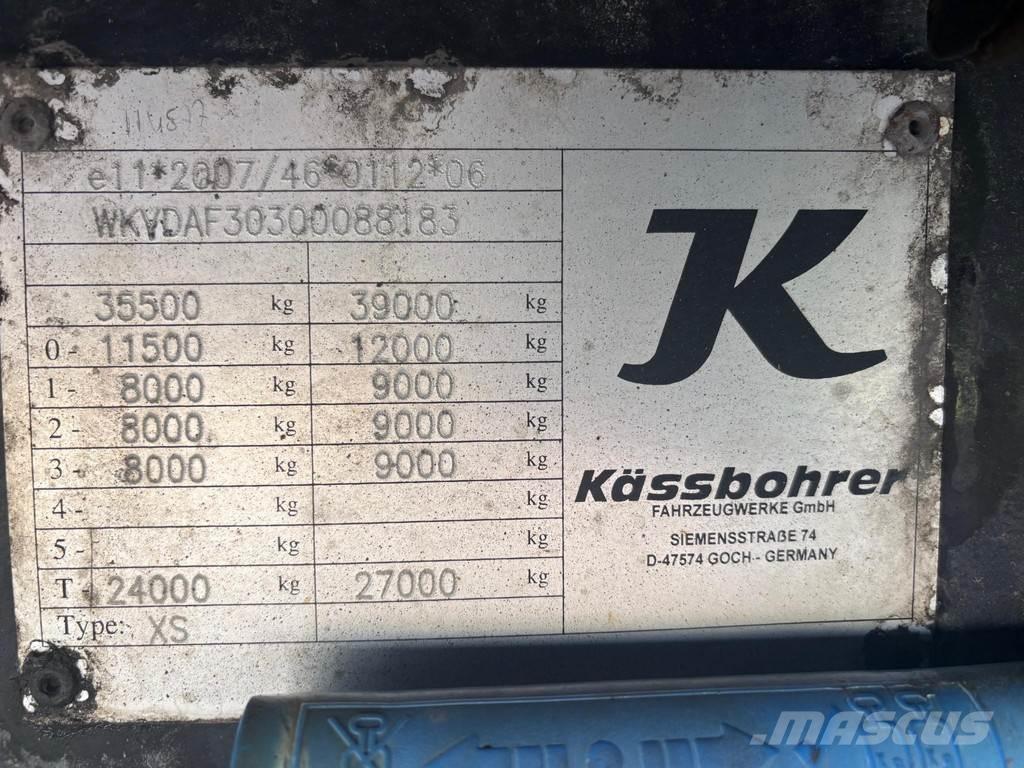 Kässbohrer Maxima Elhúzható ponyvás félpótkocsik