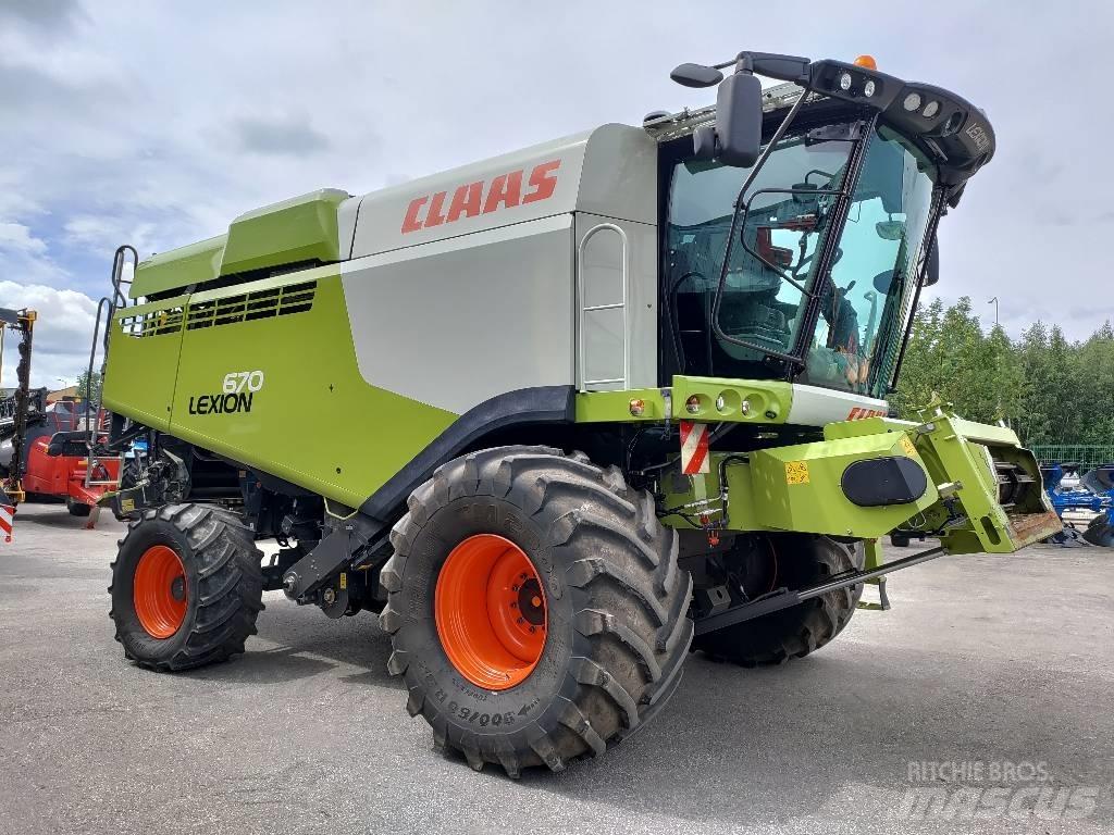 CLAAS Lexion 670 Kombájnok