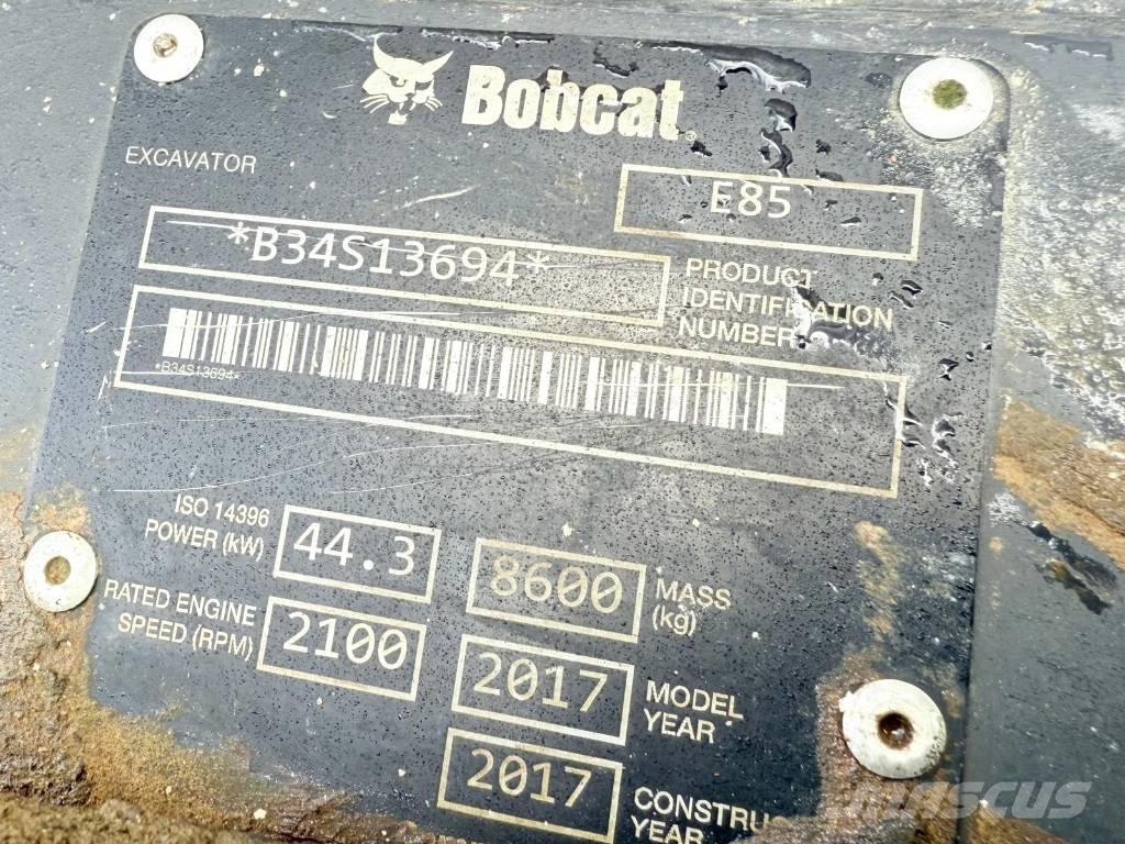 Bobcat E 85 Közepes (midi) kotrók 7 t - 12 t