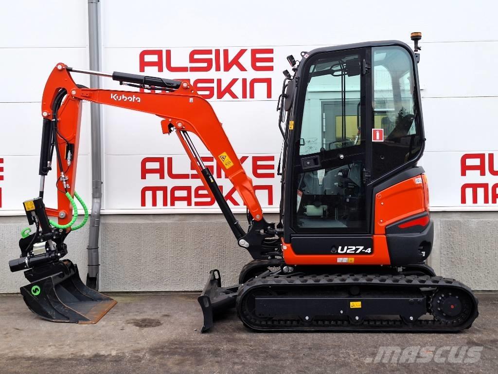 Kubota U 27-4 Mini kotrók < 7t