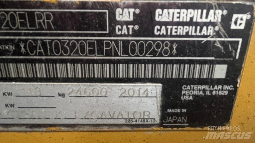 CAT 320 EL Lánctalpas kotrók