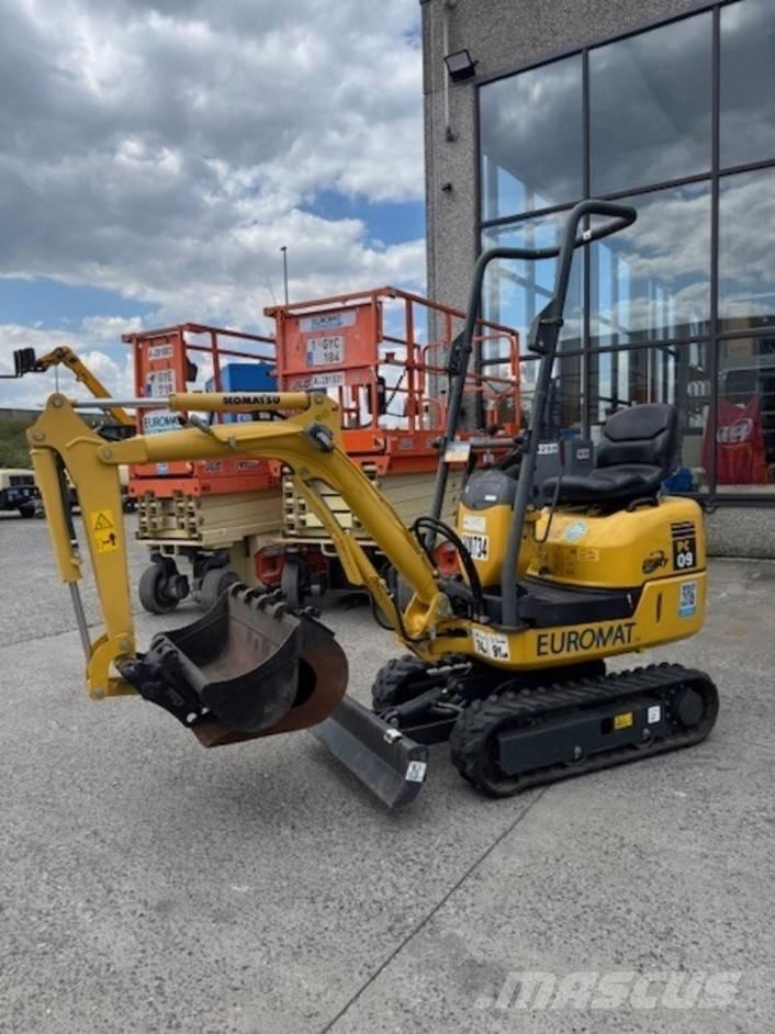 Komatsu PC 09-1 Mini kotrók < 7t