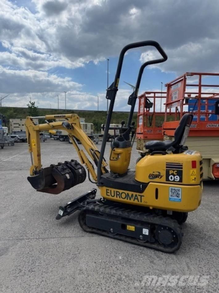 Komatsu PC 09-1 Mini kotrók < 7t