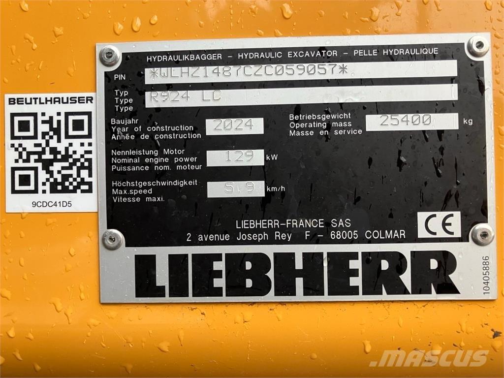 Liebherr R924 Lánctalpas kotrók