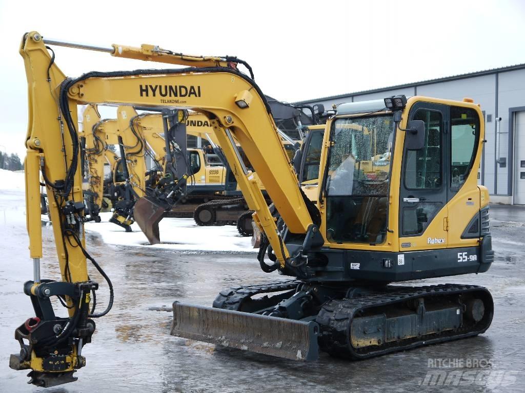 Hyundai R 55-9A Mini kotrók < 7t