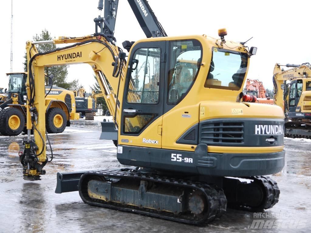 Hyundai R 55-9A Mini kotrók < 7t