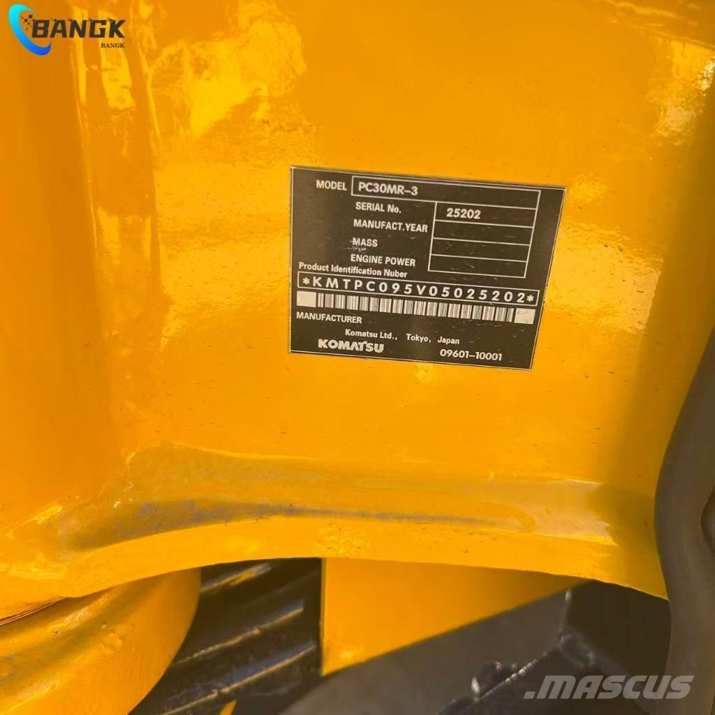 Komatsu PC 30 MR-3 Mini kotrók < 7t