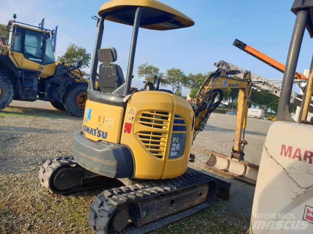 Komatsu PC26MR-3 Mini kotrók < 7t