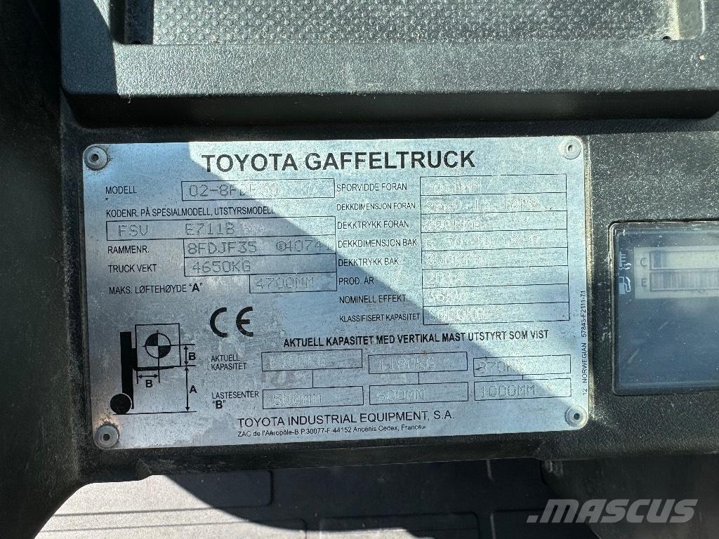 Toyota 02-8FDF30 Dízel targoncák