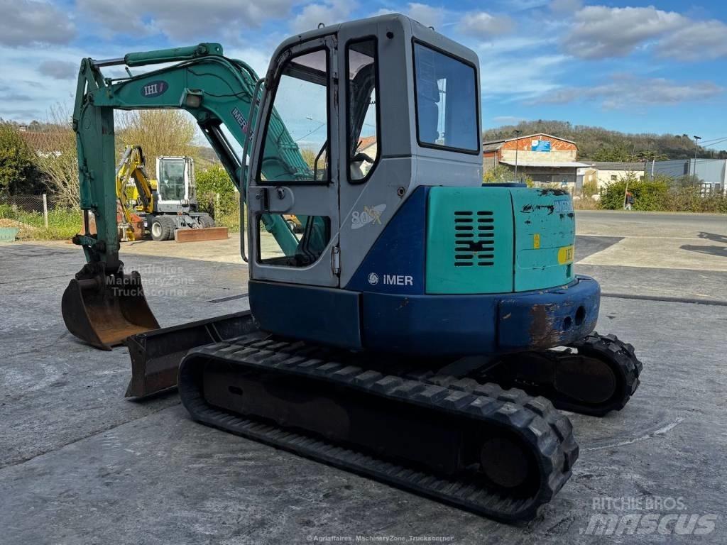 IHI 80 NX Mini kotrók < 7t