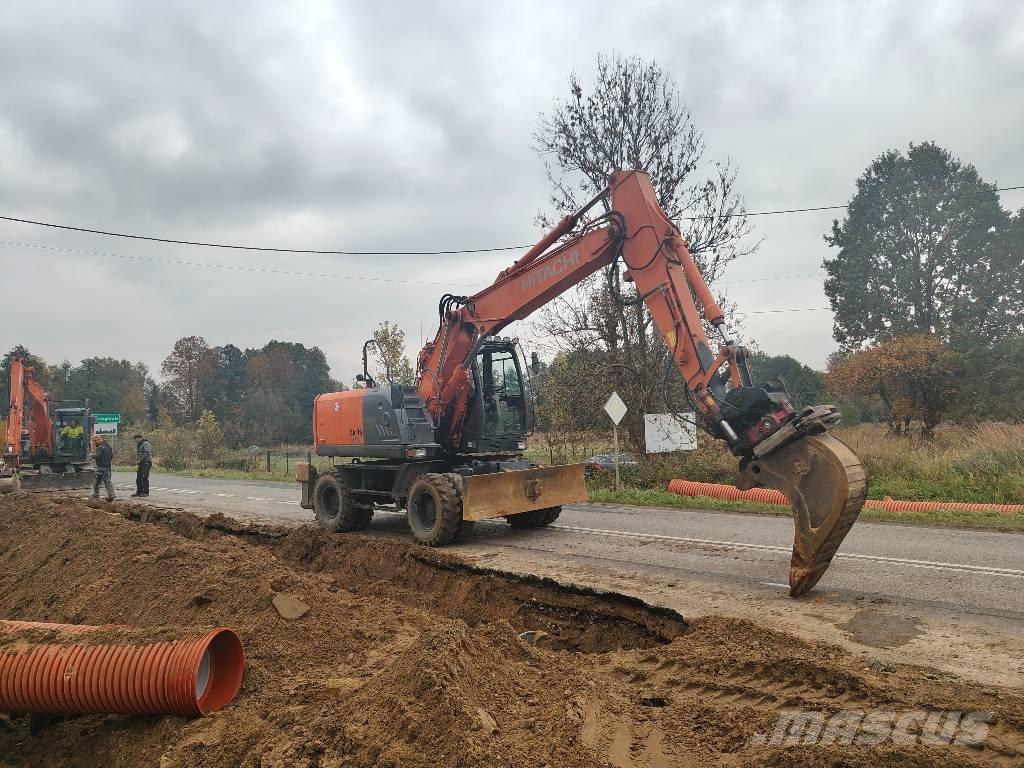 Hitachi ZX 140 W-5 Gumikerekes kotrók