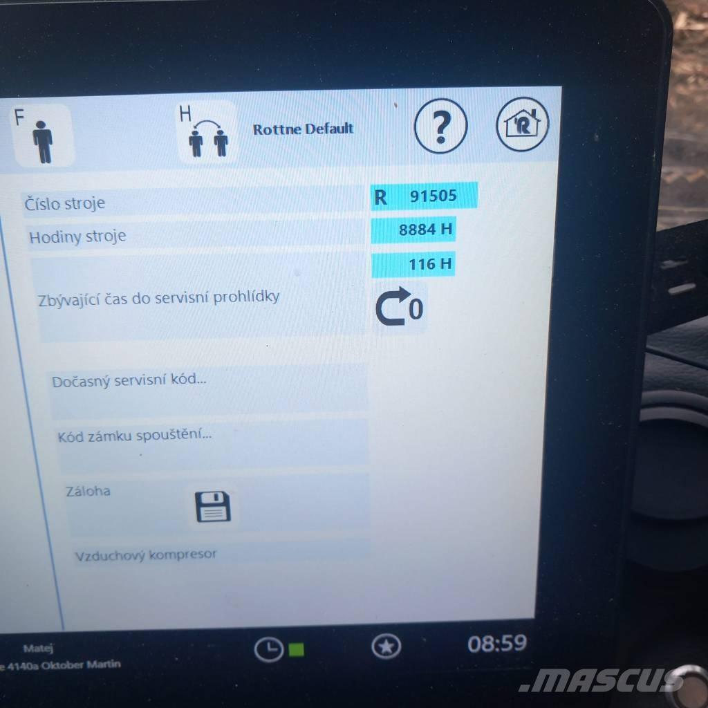 Rottne H21D Betakarítók