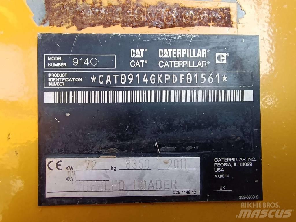 CAT 914 G2 Gumikerekes homlokrakodók