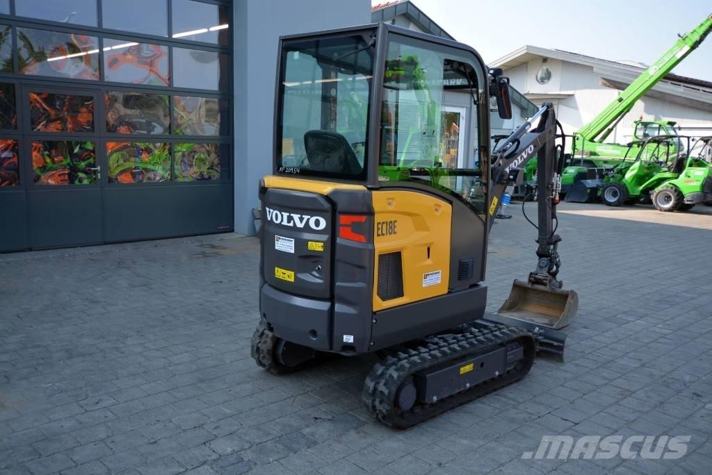 Volvo EC 18 E Mini kotrók < 7t