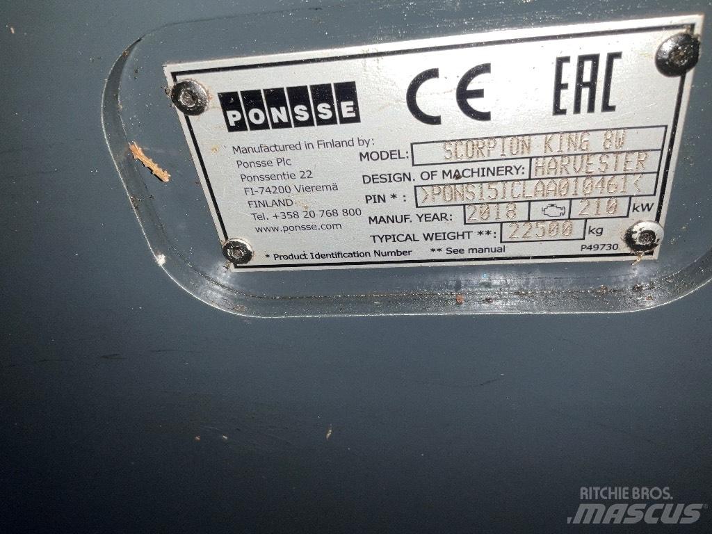 Ponsse Scorpion King Betakarítók