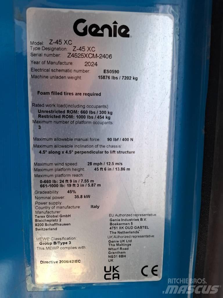 Genie Z 45 Karos emelők