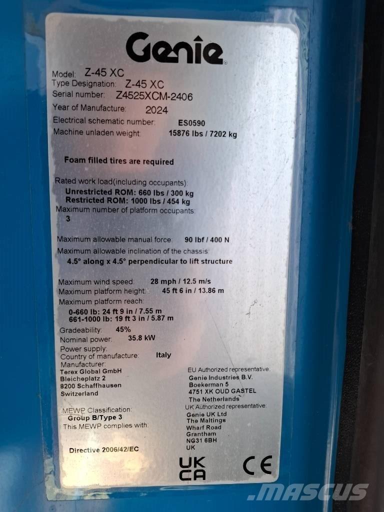 Genie Z45XC Karos emelők