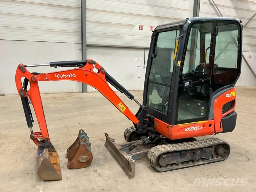 Kubota KX 016-4 Mini kotrók < 7t