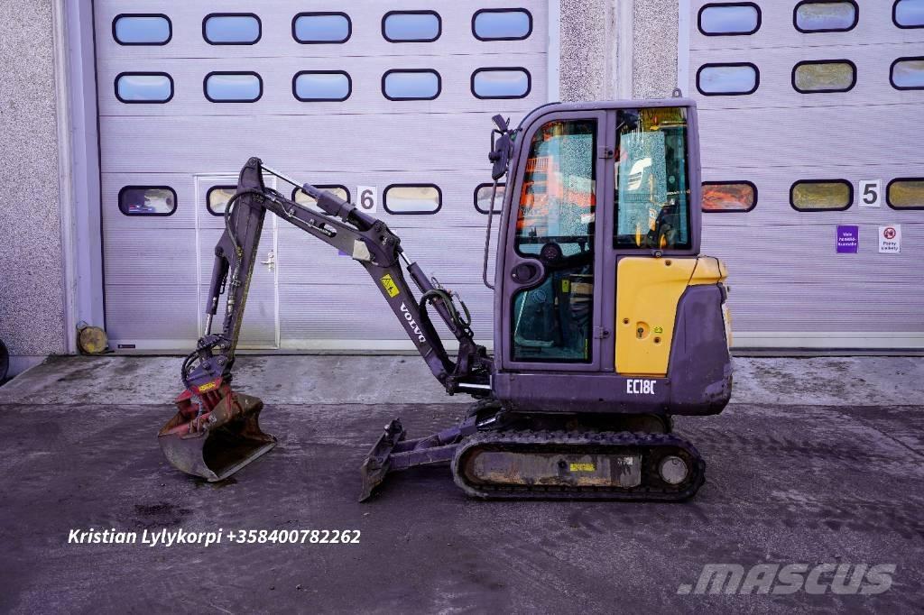Volvo EC18C Mini kotrók < 7t