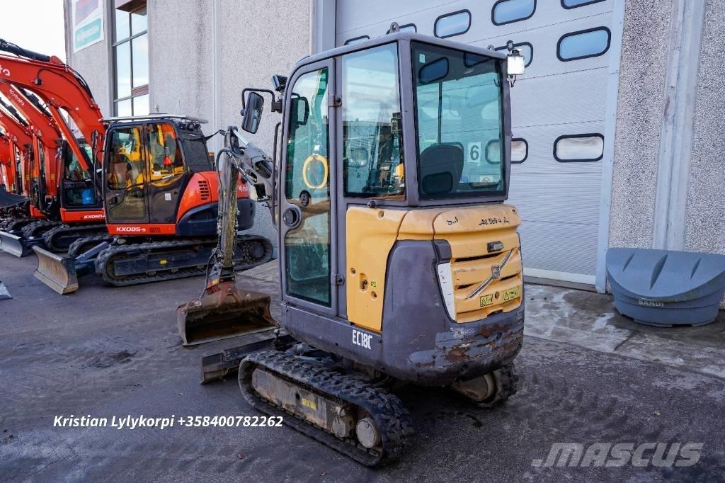 Volvo EC18C Mini kotrók < 7t