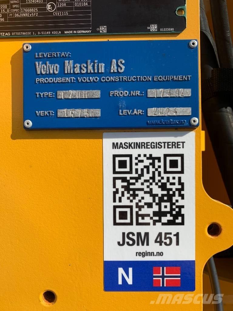 Volvo L70H2 Gumikerekes homlokrakodók