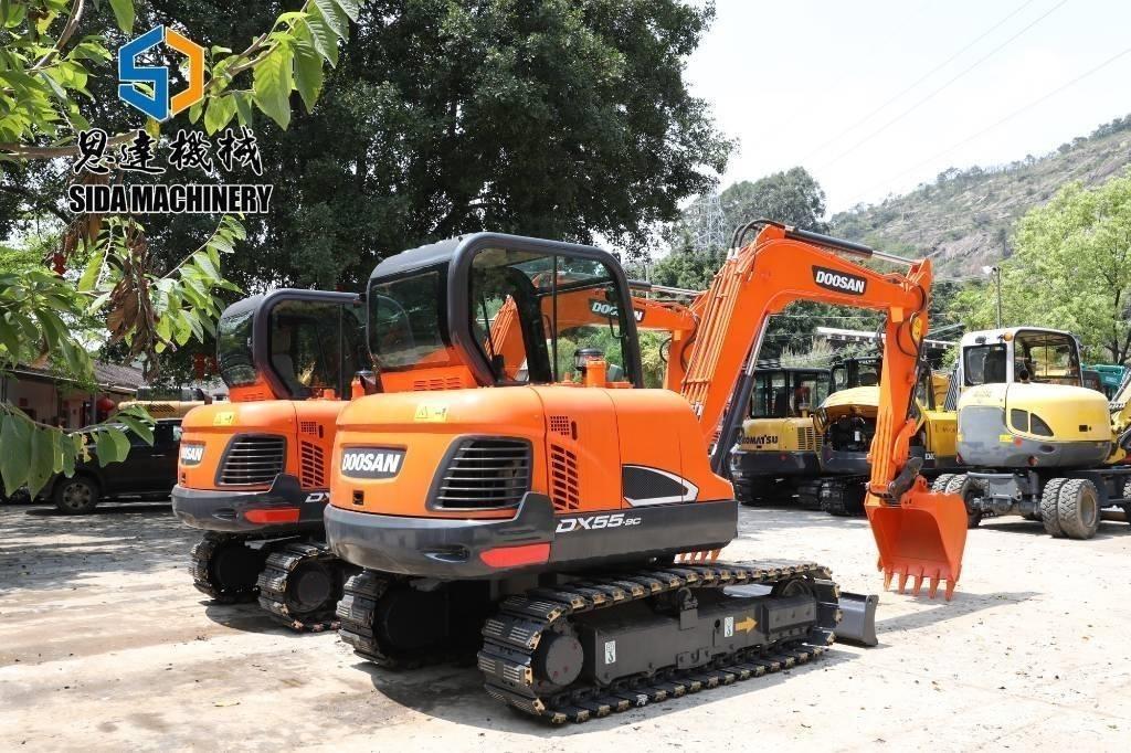 Doosan DX 55-9 C Mini kotrók < 7t
