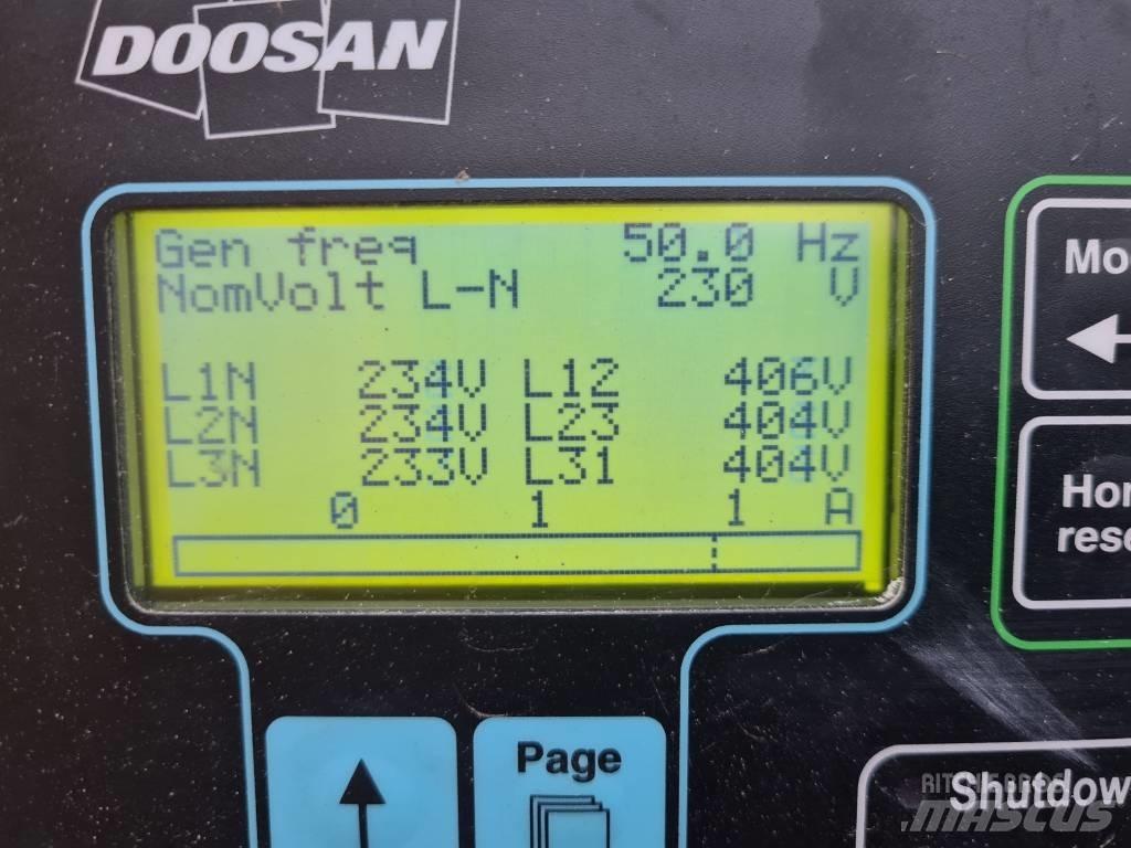 Doosan G 150 Dízel áramfejlesztők