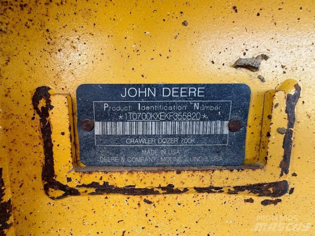 DEERE 700K LGP lánctalpas dózerek