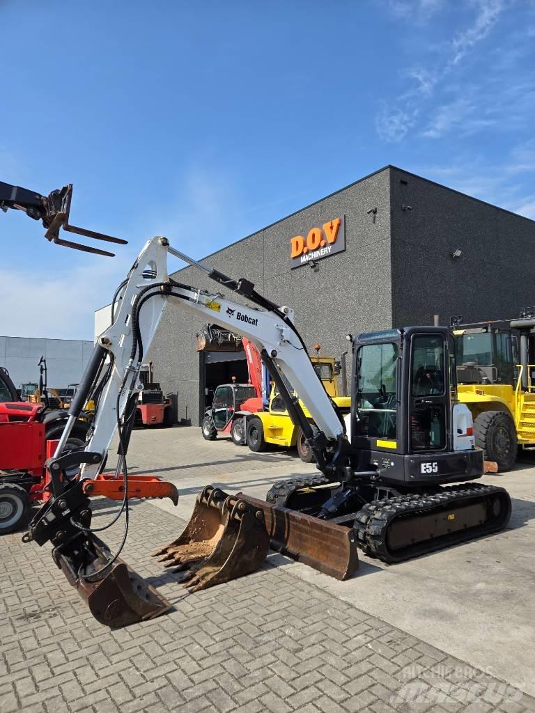 Bobcat E 55 Mini kotrók < 7t