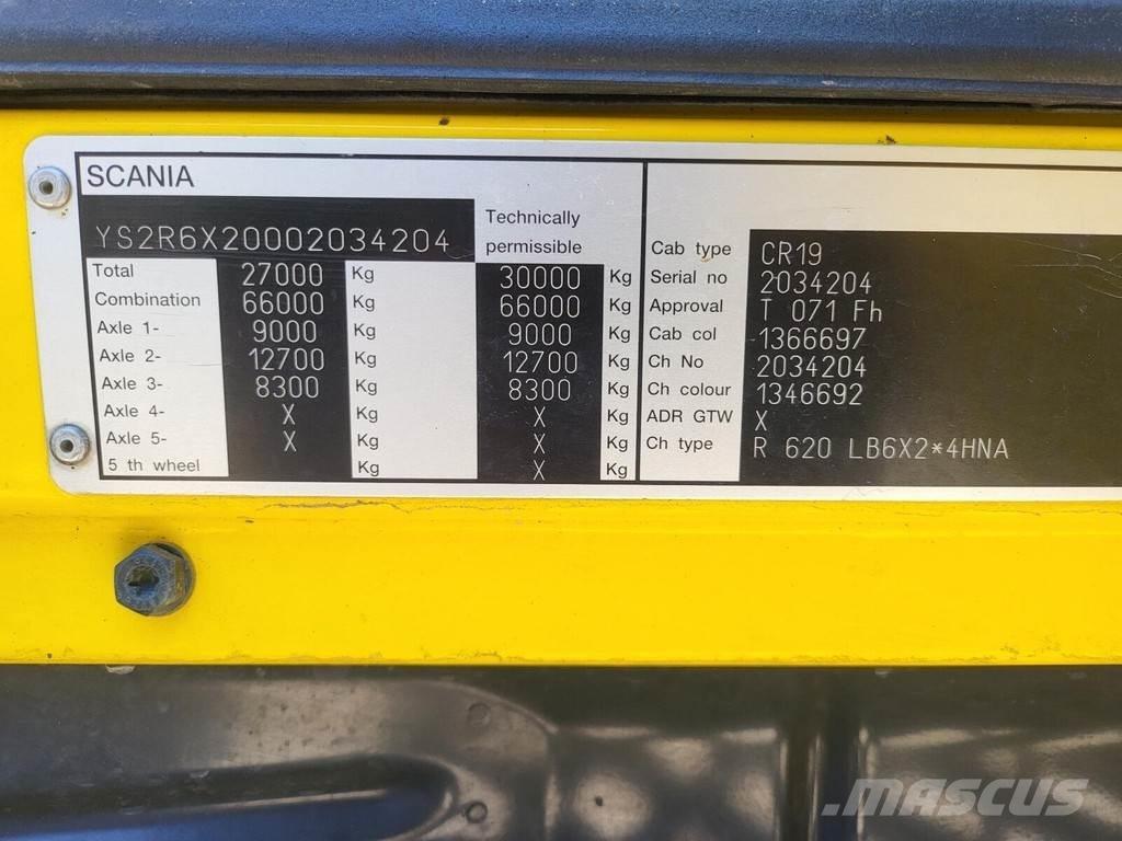 Scania R620 6X2*4 Billenő teherautók