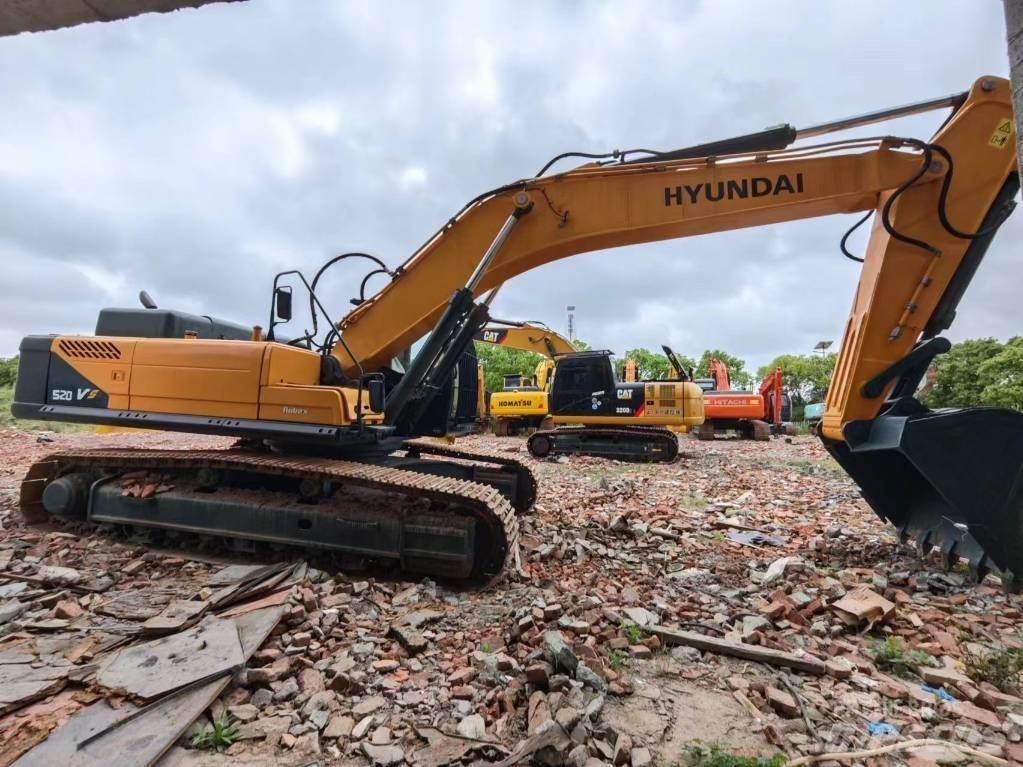 Hyundai Robex 520 VS Lánctalpas kotrók