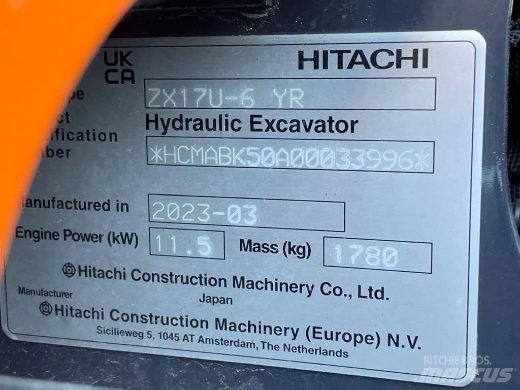 Hitachi ZX17U Mini kotrók < 7t