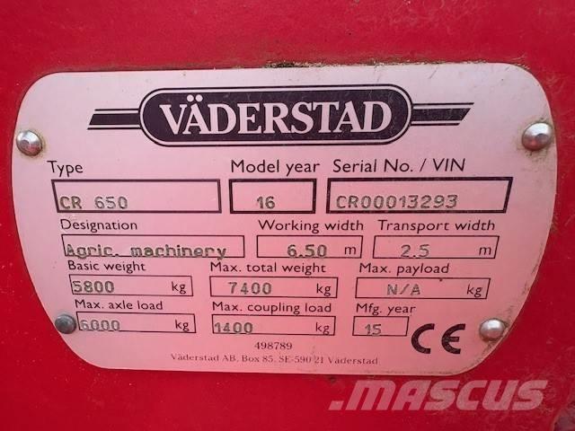 Väderstad Carrier650 Tárcsás boronák