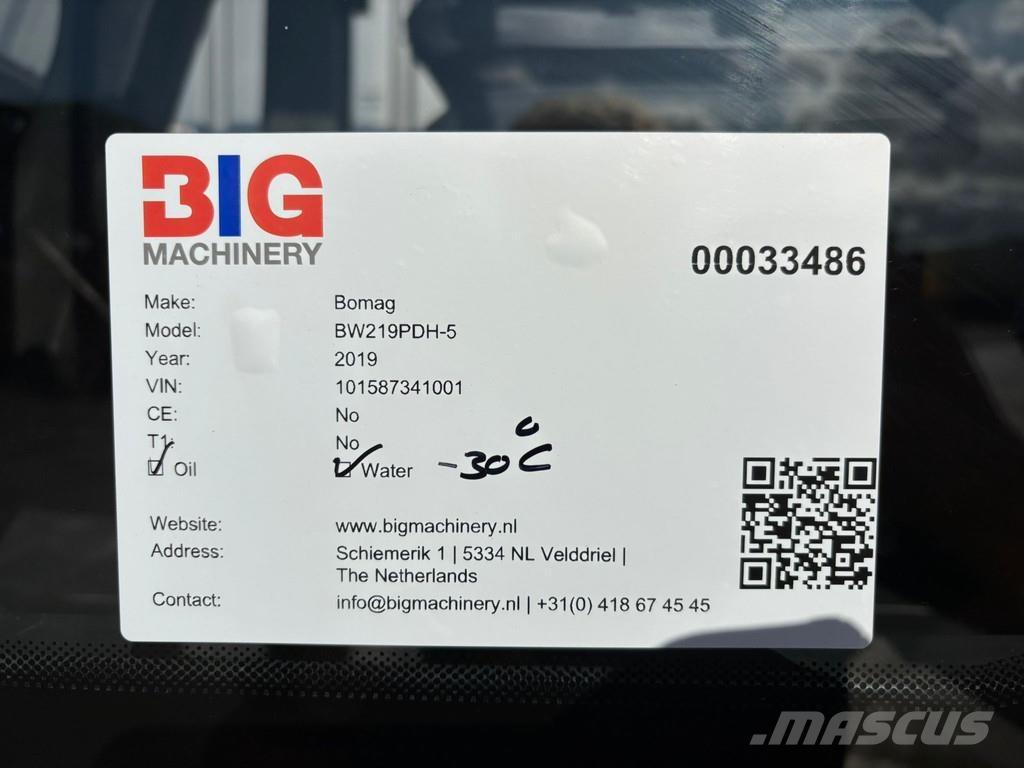 Bomag BW219PDH-5 Egydobos hengerek