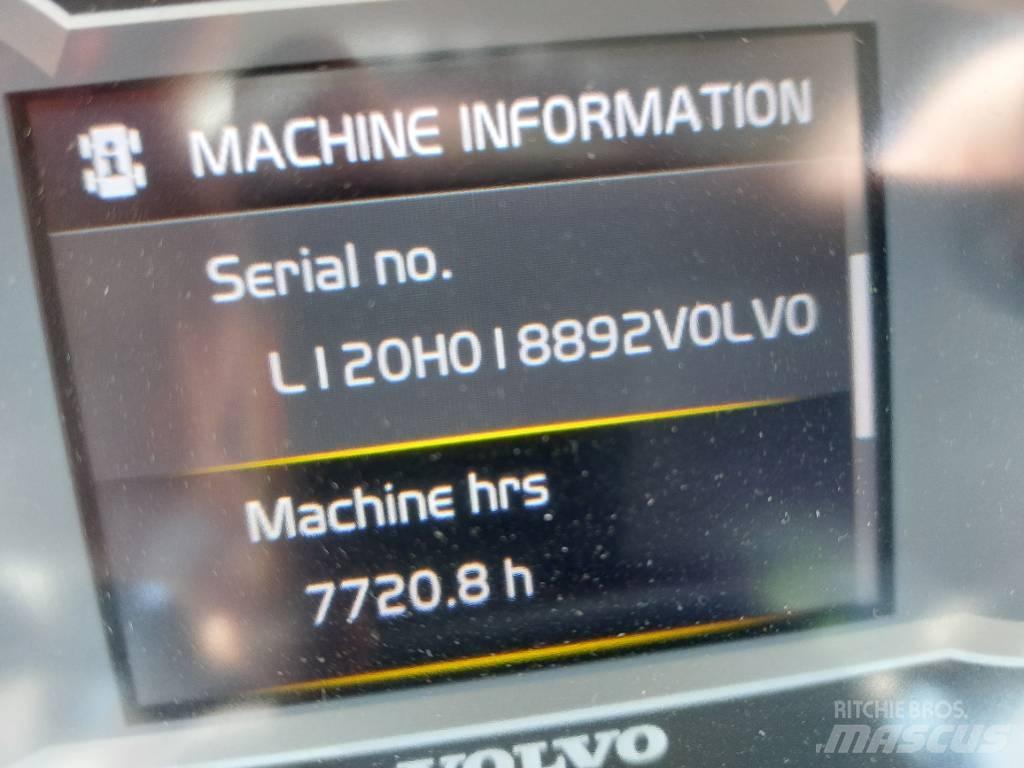 Volvo L120H Gumikerekes homlokrakodók