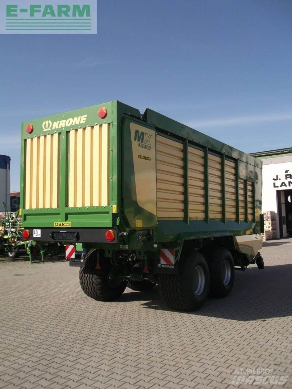 Krone mx 370 gd Gabona átrakó kocsik