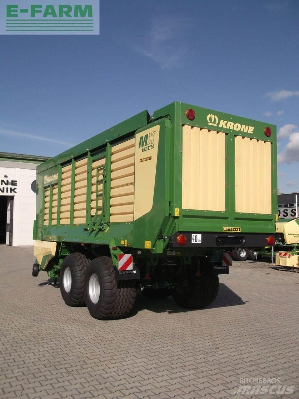 Krone mx 370 gd Gabona átrakó kocsik