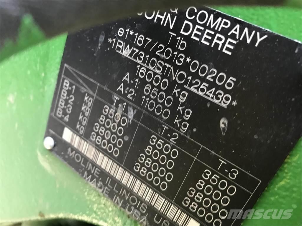 John Deere 7R 310 Traktorok