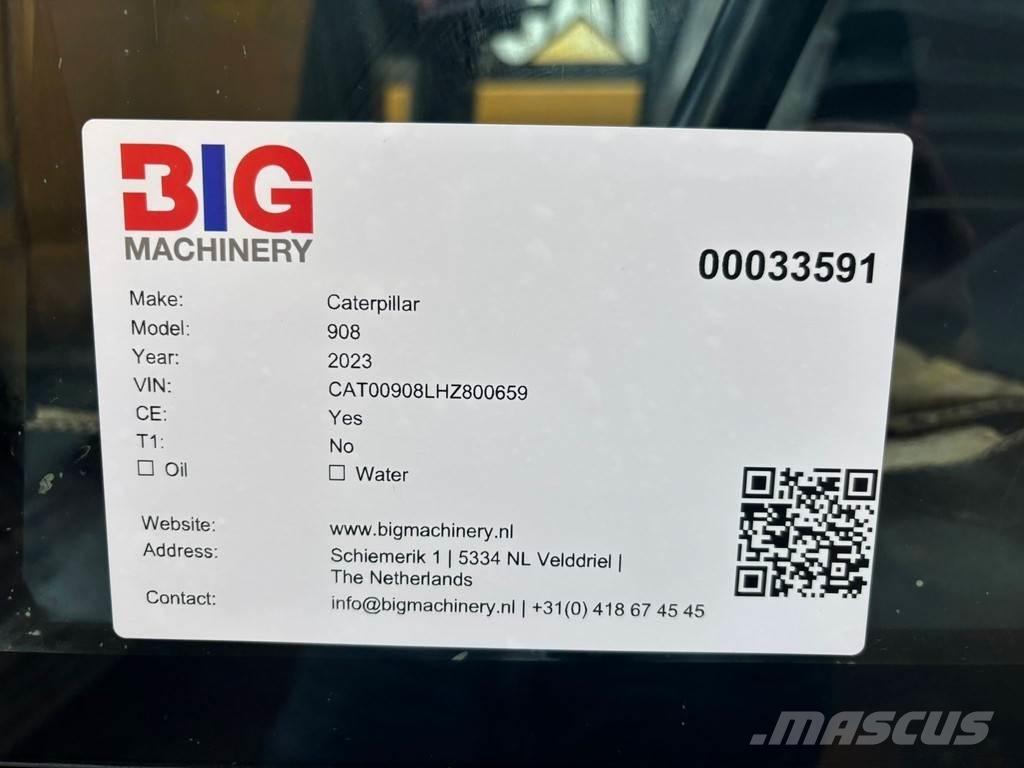 CAT 908 Gumikerekes homlokrakodók