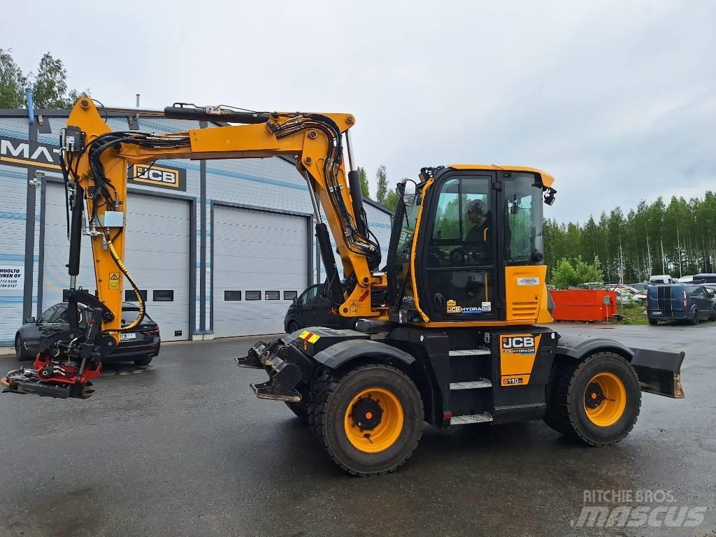 JCB Hydradig 110 W Gumikerekes kotrók