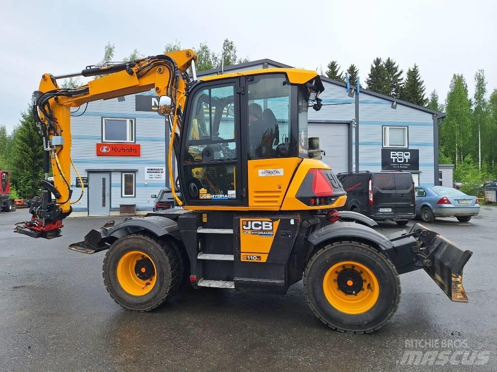 JCB Hydradig 110 W Gumikerekes kotrók