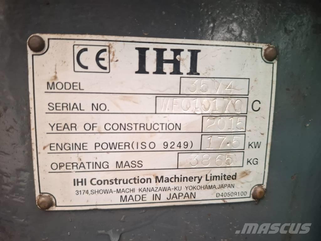 IHI 35 V4 Mini kotrók < 7t