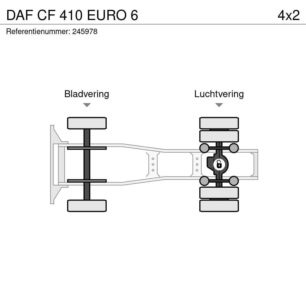 DAF CF 410 EURO 6 Nyergesvontatók