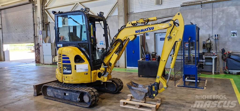 Komatsu PC 26 MR Mini kotrók < 7t